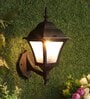 Glare Black Aluminium Outdoor Wall Light