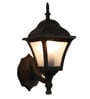 Glare Black Aluminium Outdoor Wall Light