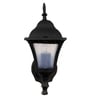 Glare Black Aluminium Outdoor Wall Light