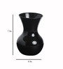 Black Acrylic Sweetheart Vase