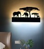 Tusker Acrylic Novelty Wall Light (Black)