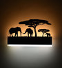 Tusker Acrylic Novelty Wall Light (Black)