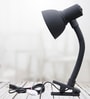 Drax Black Adjustable Study Lamp With Aluminium Base