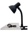 Drax Black Adjustable Study Lamp With Aluminium Base
