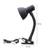 Drax Black Adjustable Study Lamp With Aluminium Base