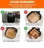 Black Air Fryer with Cooking Pan & Food Separator