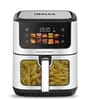 Black Air Fryer with Cooking Pan & Food Separator