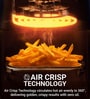 Black Air Fryer with Cooking Pan & Food Separator