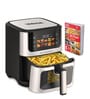 Black Air Fryer with Cooking Pan & Food Separator