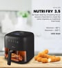Black Air Fryer with Cooking Pan & Food Separator