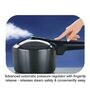 Maximo 3 Ltrs Induction Friendly Black Stainless Steel Pressure Cooker