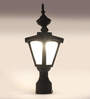 Black Aluminium 3 Watt LED Gate Light