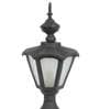 Black Aluminium 3 Watt LED Gate Light
