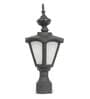 Black Aluminium 3 Watt LED Gate Light
