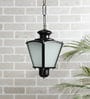 Harvest Black Metal Outdoor Hanging Light