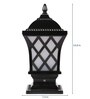 Black Aluminium Die Cast Gate Light