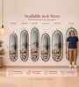 Black Aluminium Frame LED Capsule Long Wall Mirror 24 X 48 In