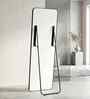 Black Aluminium Frame Full Arch Long Floor Mirror 24 X 60 In