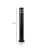 Mimero Black Aluminium Garden Light