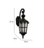 Masakazu Black Aluminium Outdoor Wall Light