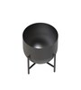 Black Aluminium Tess Pot