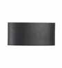 Serenity Black Aluminium Flush Mount Wall Light