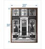 black Amsterdam door neutral European architecture