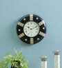 Black Analog Traditional Wall Clock