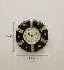 Black Analog Traditional Wall Clock