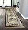 Black and Beige Persian 2x7 Feet Machine Made Runner