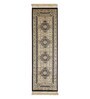 Black and Beige Persian 2x7 Feet Machine Made Runner