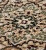 Black and Beige Persian 4x6 Feet Machine Made Carpet