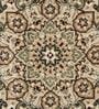 Black and Beige Persian 4x6 Feet Machine Made Carpet
