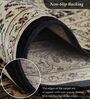 Black and Beige Persian 5x7 Feet Machine Made Carpet