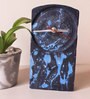 Black And Blue Concrete Nebula Desk Tick Tock Table Clock