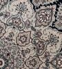 Black and Cream Persian 3x5 Feet Machine Made Carpet