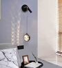 Norris Metal LED Novelty Wall Light (Black & Gold)
