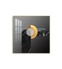 Black and Gold Glass Finish Square Wall Art