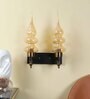 Minimalist Black and Gold Iron Wall Sconces