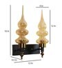 Minimalist Black and Gold Iron Wall Sconces