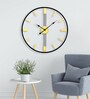 Black & Gold Metal Aesthetic Novelty Wall Clock