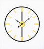 Black & Gold Metal Aesthetic Novelty Wall Clock