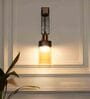 Black and Gold Metal and Glass Wall Light