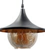 Damsel Black and Gold Metal Hanging Light