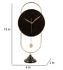 Black & Gold Oval Table Clock