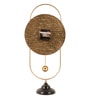 Black & Gold Oval Table Clock