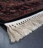 Black and Maroon Persian 5x7 Feet Machine Made Carpet