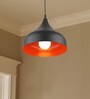 Black and Orange Aluminium Hanging Light