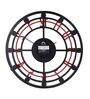 Black And Red Wooden Designer Wall Clock Without Glass