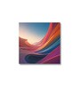 Black and White Brushstroke Canvas Printed Wall Painting White Frame